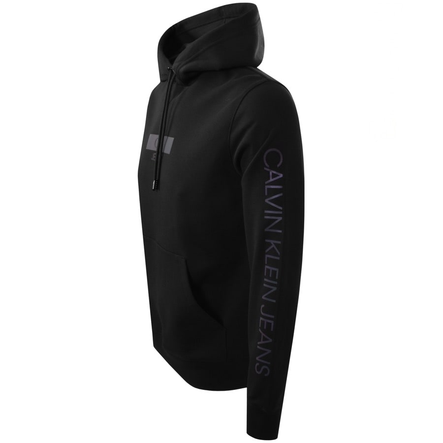 Alternative Image for ProductCalvin Klein Jeans Iridescent Hoodie Black3